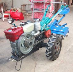 Equipamento do trator da mão 18HP, 7.35kw agricultura Mini Trator With Rotavator
