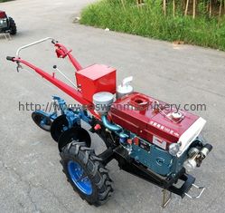 Trator pequeno diesel da mão do motor 10-12HP para cursos do eixo 4 da agricultura únicos