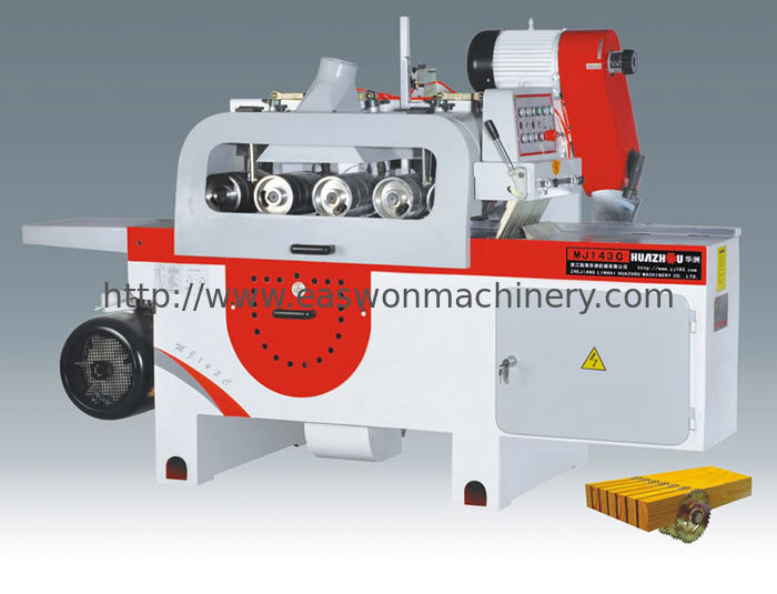 Multi máquina MJ143C da serra da faixa do Woodworking da microplaqueta T100mm W250mm automática